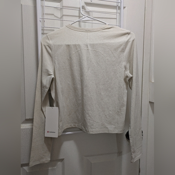 NWT Lululemon Classic-Fit Cotton-Blend Long Sleeve - Picture 2 of 7